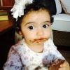 Nivea Stelmann posta foto de Lara Felippo, filha de Samara Felippo, no dia do batizado da sua caçula Bruna no Instagram