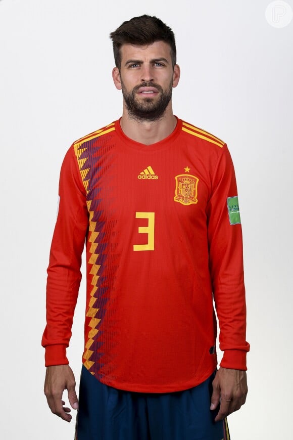 Gerard Piqué atua como zagueiro no time da Espanha da Copa do Mundo na Rússia