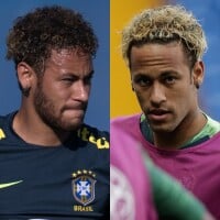 Visual novo! Neymar fica loiro antes da estreia do Brasil na Copa do Mundo.Fotos