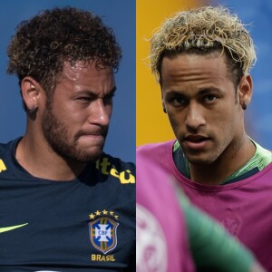 Neymar muda cabelo antes de jogo pela seleção do Brasil na Copa do Mundo da Rússia