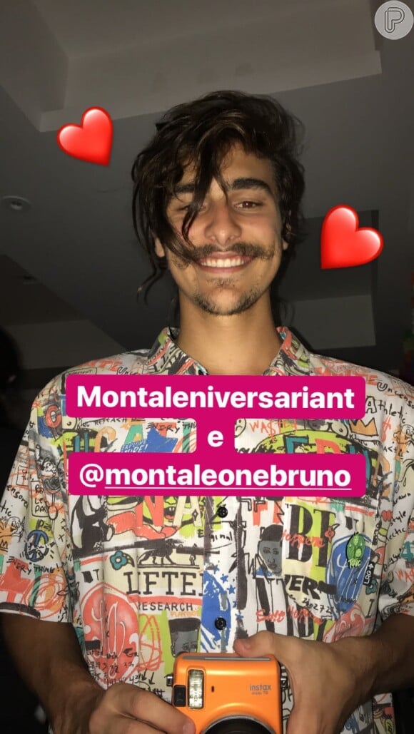 Bruno Montaleone foi fotografado pela amiga Luara Neiva durante sua festa de aniversário