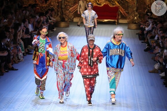 Dolce Gabbana aposta em diversidade para desfile na Semana de Moda Masculina de Milão que aconteceu nesse sábado (16)