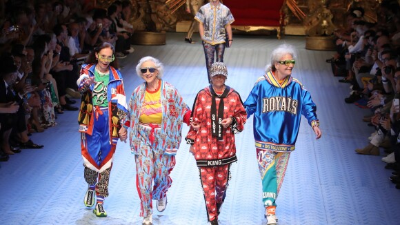 Diversidade na passarela: idosos estrelam desfile da Dolce & Gabbana em Milão