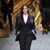 Atriz italiana, Monica Bellucci também foi um dos principais rostos a desfilas pela Dolce & Gabbana