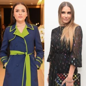 Como personagem principal ou apenas nos detalhes, as cores deram um toque especial aos looks de Monica Iozzi e Deborah Secco em première de cinema