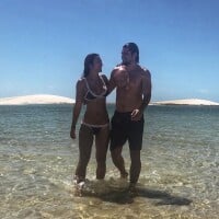 Yanna Lavigne e Bruno Gissoni curtem viagem a Jericoacoara: 'My lobster'