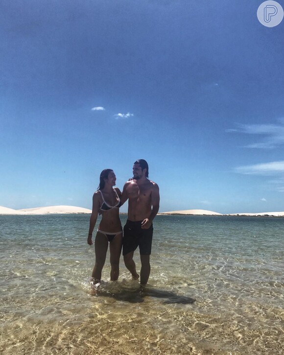 Yanna Lavigne e Bruno Gissoni curtem viagem juntos a Jericoacoara, no Ceará, em 23 de junho de 2018
