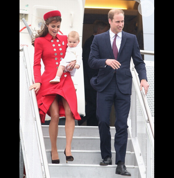 Príncipe George é o primeiro filho do príncipe William e da duquesa de Cambridge, kate Middleton