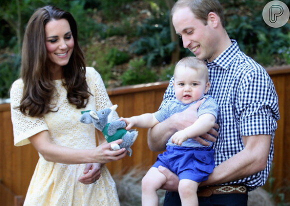 George Alexander Louis, filho de Kate Middleton e príncipe William, completa 1 ano de vida nesta terça-feira, 22 de julho de 2014