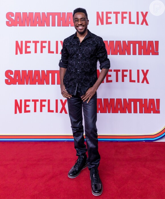 Mauricio Xavier na première da série 'Samantha!', da Netflix, no shopping JK Iguatemi, em São Paulo, na noite desta terça-feira, 26 de junho de 2018
