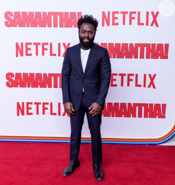 Douglas Silva na première da série 'Samantha!', da Netflix, no shopping JK Iguatemi, em São Paulo, na noite desta terça-feira, 26 de junho de 2018
