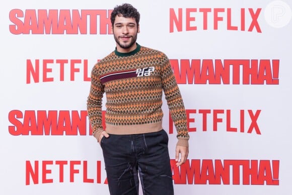 Bruno Fagundes na première da série 'Samantha!', da Netflix, no shopping JK Iguatemi, em São Paulo, na noite desta terça-feira, 26 de junho de 2018
