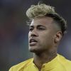 Neymar exibiu franja no primeiro jogo do Brasil na Copa