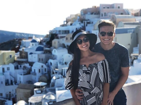 Thais Fersoza e Michel Teló passaram o Dia dos Namorados na Grécia