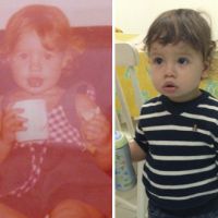 Luana Piovani mostra semelhanças com o filho, Dom, em foto antiga