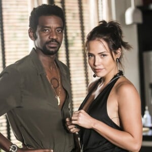 Rosa na novela 'Segundo Sol', personagem de Leticia Colin terá virada na novela 'Segundo Sol' após se aliar com Roberval (Fabricio Boliveira)