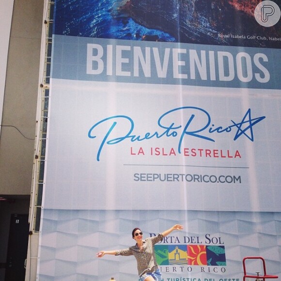 A primeira parada da viagem de férias de Ivete Sangalo foi em Porto Rico