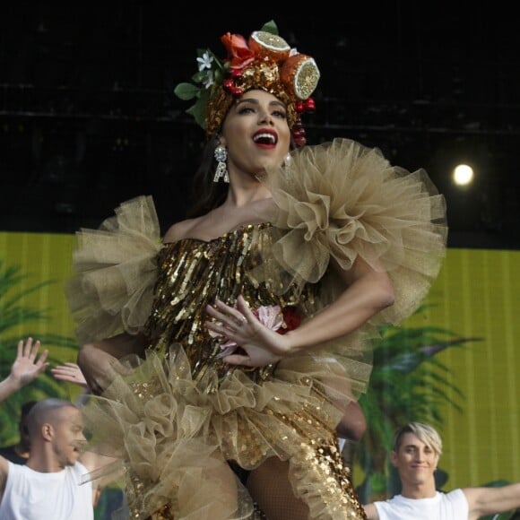 Anitta arrasou em sua estreia no Rock in Rio Lisboa no domingo, 24 de junho de 2018