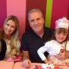 Rafaella Justus comemora aniversário de 5 anos em Miami com Roberto Justus e Ana Paula Siebert (21 de julho de 2014)