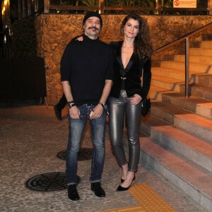 Alinne Moraes e o marido, Mauro Lima, marcaram presença no aniversário de Marina Ruy Barbosa na noite deste sábado, 30 de junho de 2018, no Morro da Urca, no Rio de Janeiro