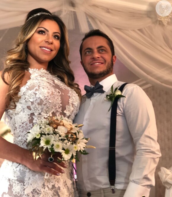 Thammy Miranda se casou com Andressa Ferreira no dia 16 de março de 2018
