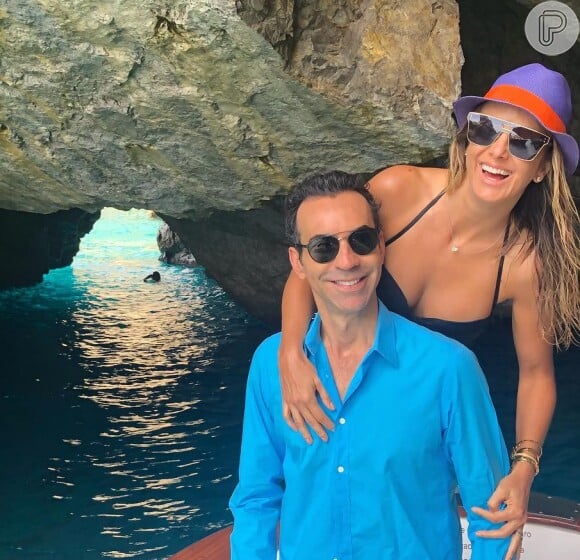 Ticiane Pinheiro e o jornalista Cesar Tralli estão casados há seis meses