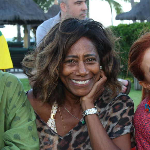 Glória Maria também participou do evento na Bahia