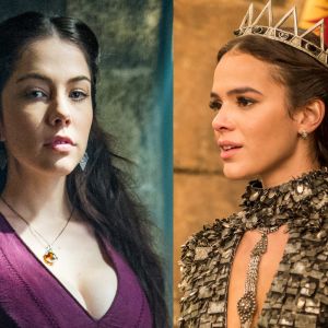 Catarina (Bruna Marquezine) firma acordo de silêncio com a mãe, Brice (Bia Arantes) ao revelar que não está grávida de Afonso (Romulo Estrela) e ao saber que não é uma nobre na reta final da novela 'Deus Salve o Rei'