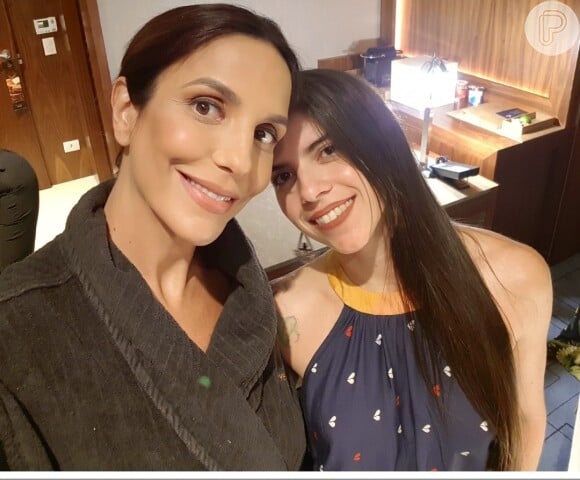 Ivete Sangalo faz drenagem linfática com a fisioterapeuta dermatofuncional Fátima Oliveira