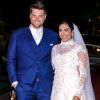 'Finalmente casados!', comemorou a ex-BBB Amanda Djehdian e o empresário Mateus Hoffmann