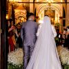 Veja fotos do casamento de Amanda Djehdian e o empresário Mateus Hoffmann, na Igreja Apostólica Armênia São Jorge, em São Paulo, na noite deste sábado, 14 de julho de 2018