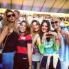 Sasha posa para foto na Copa do Mundo ao lado da mãe, Xuxa, e das tops Gisele Bündchen e Alessandra Ambrosio 