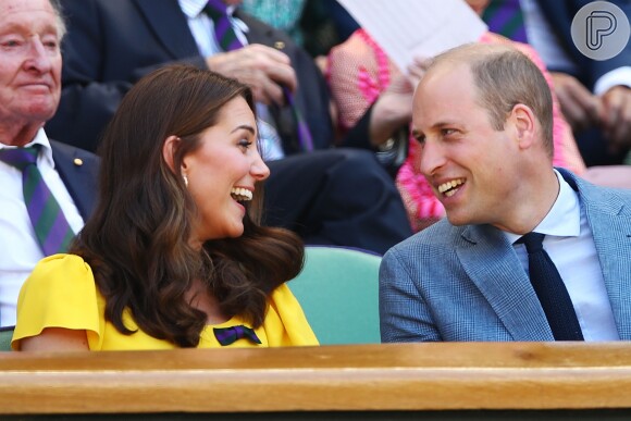 Kate Middleton se diverte com o marido, príncipe William