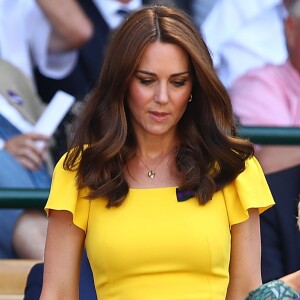 Kate Middleton assistiu à final masculina de tênis entre Novak Djokovic e Kevin Anderson