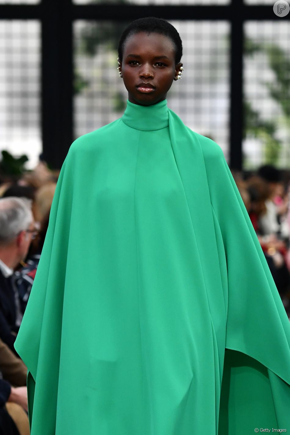 tons de vestido verde