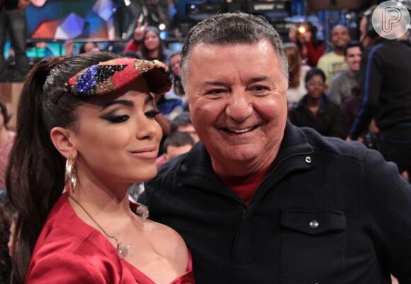 O comentarista Arnaldo César Coelho também participou do 'Altas Horas' com Anitta