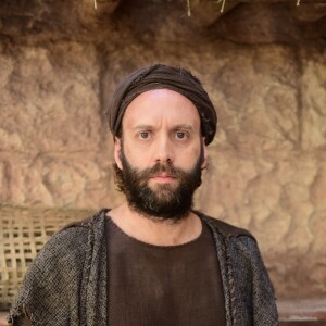 Gestas (Flávio Pardal) é outro ladrão, na novela 'Jesus'