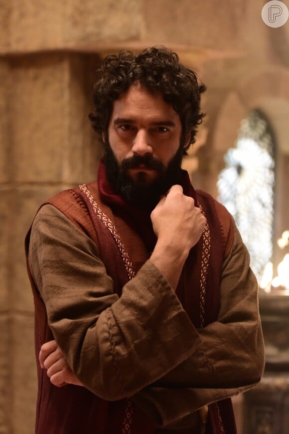 Judas Iscariotes (Guilherme Winter) tem cobiça pelo poder, na novela 'Jesus'
