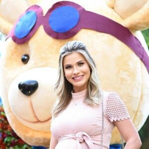 Andressa Suita fez baby chá decorado com ursinhos para filho Samuel