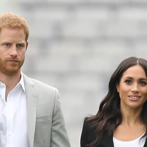 Meghan Markle também usou calças ao aparecer em estádio em Dublin