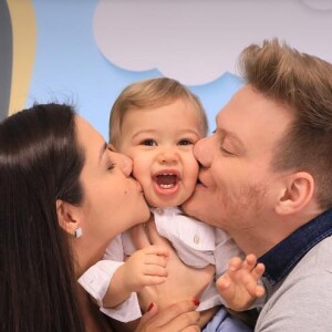 Teodoro, filho caçula de Thais Fersoza e Michel Teló, completou um ano na quarta-feira (25)