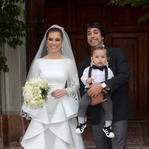 Bruna Hamú e o empresário Diego Moregola se casaram em São Paulo, neste domingo, 29 de julho de 2018