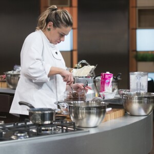 Maria Antonia escolheu fazer um pappardelle com ragu de ossobuco e farofa de tutano no 'MasterChef Brasil'