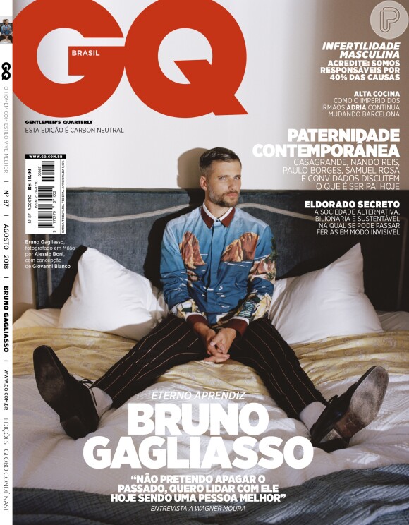 Bruno Gagliasso é capa da revista 'GQ' de agosto