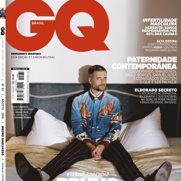 Bruno Gagliasso é capa da revista 'GQ' de agosto