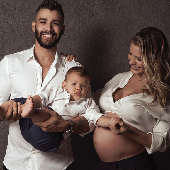 Andressa Suita e Gusttavo Lima também são pais de Gabriel