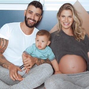 Gabriel, primeiro filho de Andressa Suita e Gusttavo Lima, está com um ano