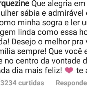 Bruna Marquezine comenta post da mãe de Neymar