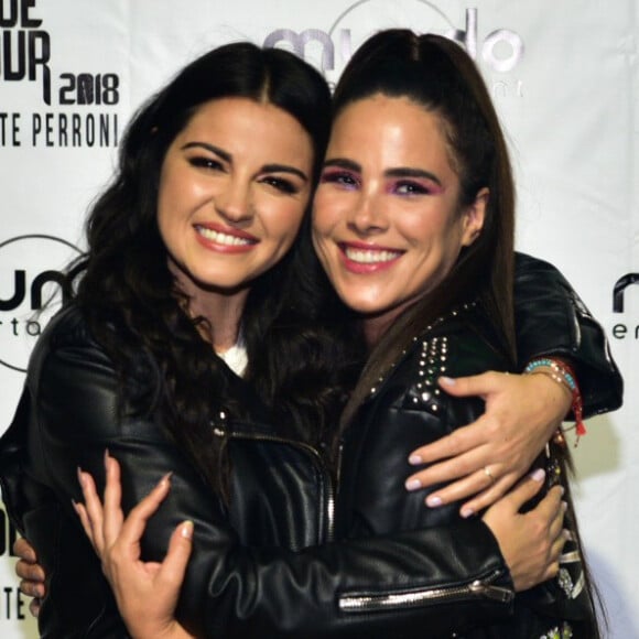 Wanessa Camargo canta com Maitê Perroni em show em São Paulo, em 4 de agosto de 2018