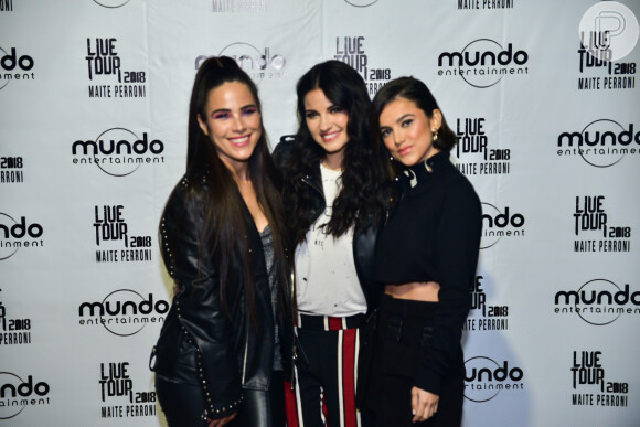 'Noite de garotas com essas duas lindas', escreveu Wanessa Camargo na legenda de foto com Maitê Perroni e Manu Gavassi